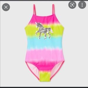 NWOT sequin unicorn one piece